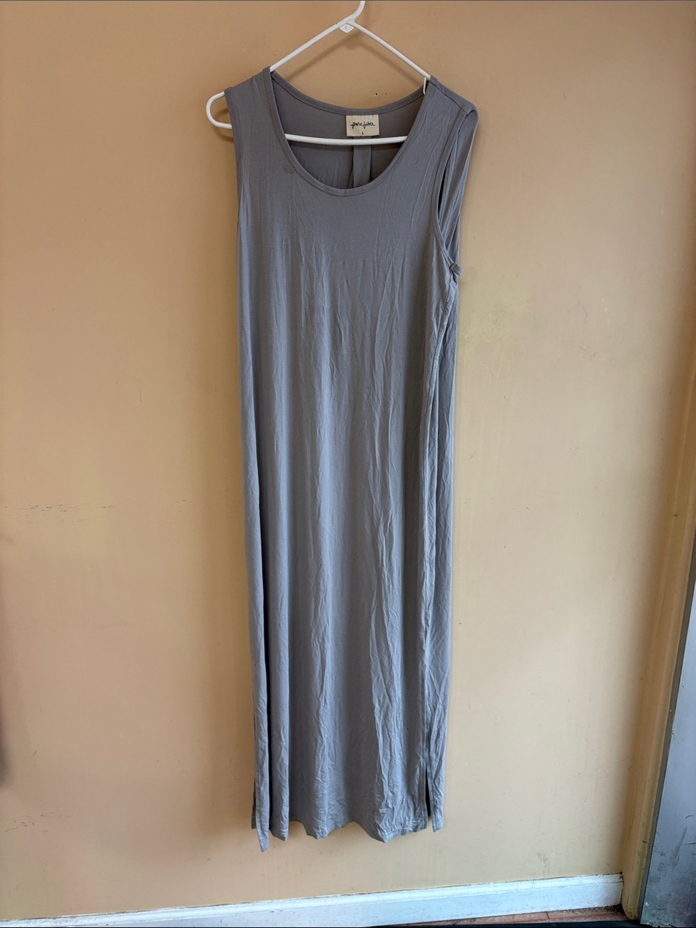 Scoop Neck Sleeveless Maxi Dress in Gray by Z Supply